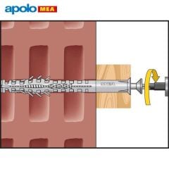 MEA HBR Boşluklu Çerçeve Dübeli (10x160mm, 50 adet)