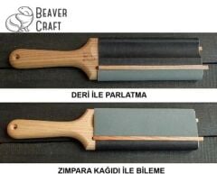 BeaverCraft LS5P1 Kanca Bıçaklar ve Bükülmüş Iskarpelalar için Bileme ve Kılağı Alma Kılavuzu Seti, 4 Parça
