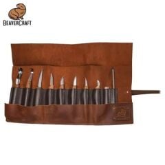 BeaverCraft S18X Premium Ceviz Saplı Ahşap Oyma Seti, 11 Parça