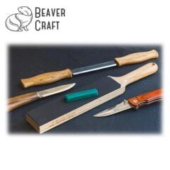 BeaverCraft LS6P1 Çift Yüzeyli Deri Masat ve Parlatma Macunu Seti, 2 Parça