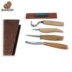 BeaverCraft S43 Profesyonel Kaşık ve Kuksa Oyma Seti, 7 Parça