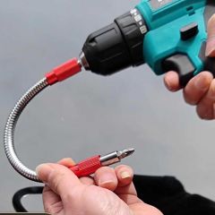 TROY 90017 Esnek Şaftlı Bits Uç Tutucu, 28cm