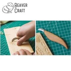 BeaverCraft C6 Çip Oyma Bıçağı - Chip Carving