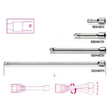 BETA Mafsallı Lokma Uzatma Kolu 1/2'' 50mm (920AN/50 - 009200833)
