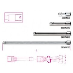 BETA Mafsallı Lokma Uzatma Kolu 1/2'' 50mm (920AN/50 - 009200833)