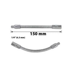 TROY 26178 Esnek Lokma Uzatma Kolu, 1/4''