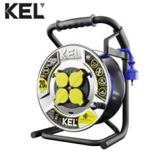 KEL 99439 Ağır Hizmet Tipi Uzatma Kablosu 20m, 3x2.5 mm2