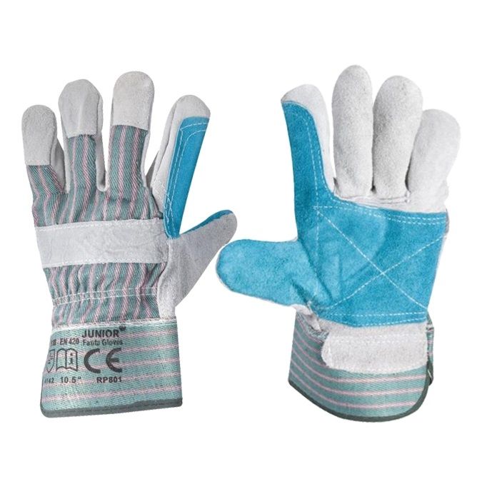 JUNIOR Takviyeli Deri İş Eldiveni No: 10 (RP801)