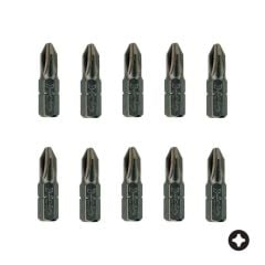 FELO Yıldız Uçlu Bits Uç PH 1x25mm - 10 Adet (02201010)