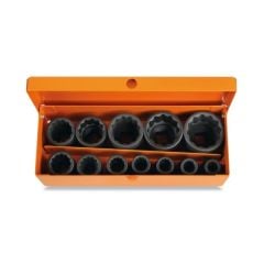 BETA Havalı 12 Köşe Lokma Takımı 1/2'' 10-32mm 12 Parça (720B/C12 - 007201912)