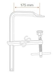 EHOMA Ağır Hizmet Dövme Demir İşkence 1500x175mm (SS150C)