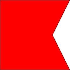 B - BRAVO İşaret Flaması 70x105cm