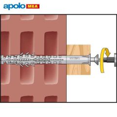 MEA HBR Boşluklu Çerçeve Dübeli (10x160mm, 50 adet)