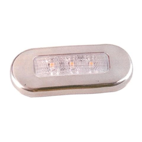 EASTERNER Merdiven Lambası Mavi 12V Led Krom Çerçeveli