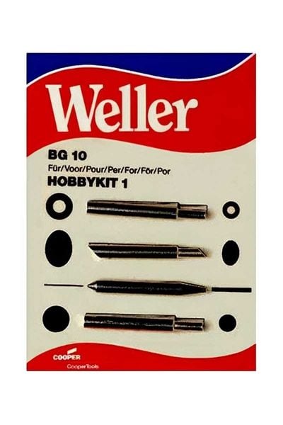 WELLER BG 10 HOBBYKIT 1 Çift Taraflı Uç 4 Adet
