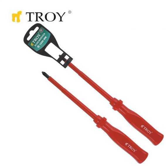 TROY 22126 Yıldız İzoleli Tornavida (PH2x 100mm)
