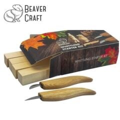 BeaverCraft S16 Çip Oyma ve Yontma Bıçağı Seti, 7 Parça