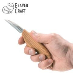 BeaverCraft C16 Ahşap Oyma Bıçağı - Büyük Yontma