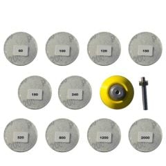 TROY 25930 Aşındırıcı Cırt Zımpara Seti, 101 Parça