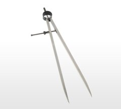 A 0270 Düz Yaylı Pergel 150 mm