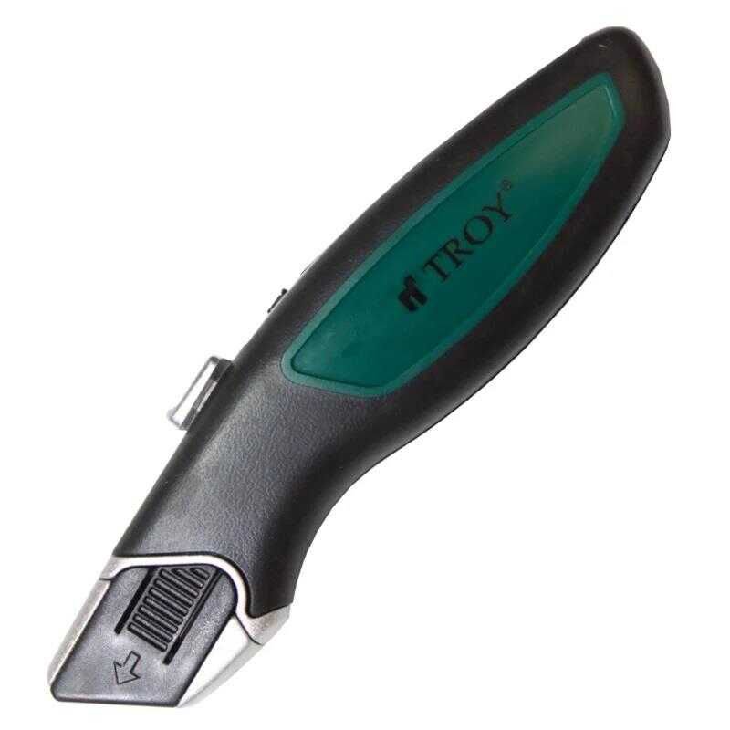 TROY 21606 Profesyonel Trapez Maket Bıçağı, 2 Yedek Bıçaklı