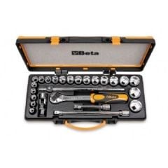 BETA Altı Köşe Lokma Takımı 1/2'' 10-32mm 25 Parça (920A/C20 - 009200948)