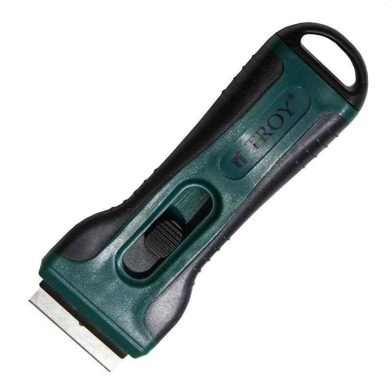 TROY 21607 Plastik Kazıma Bıçağı, 4 Yedek Bıçaklı