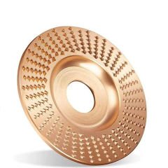 TROY 25075 Avuç Taşlama için Ahşap Aşındırıcı Törpü Diski, Düz Yassı, 125mm