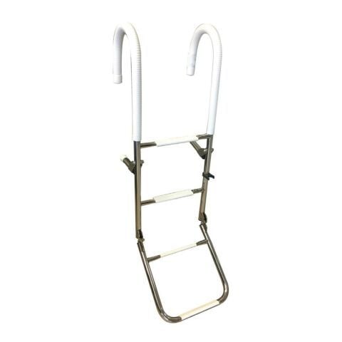 Krom Merdiven Katlanır 4 Basamaklı 35x120cm