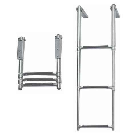 Platform Üstü Teleskopik Merdiven 4 Basamaklı 30x110cm