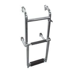 Teleskopik Krom Merdiven Katlanır 2+2 Basamaklı 30x90cm