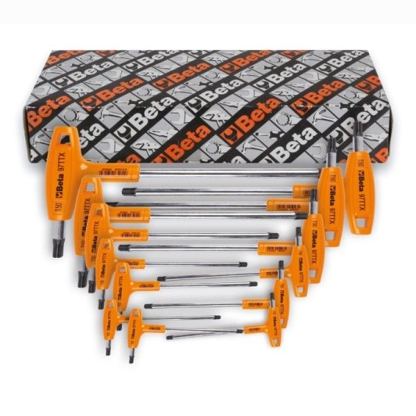 BETA T Tipi Torx Allen Anahtar Takımı T10-T40 6 Parça (97TTX/S6 - 000970791)
