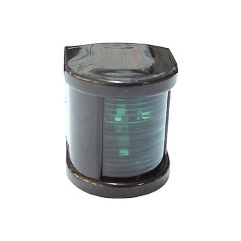 Küçük Seyir Feneri Siyah Sancak 12V Led