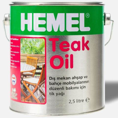 HEMEL Teak Yağı 2.50 Litre
