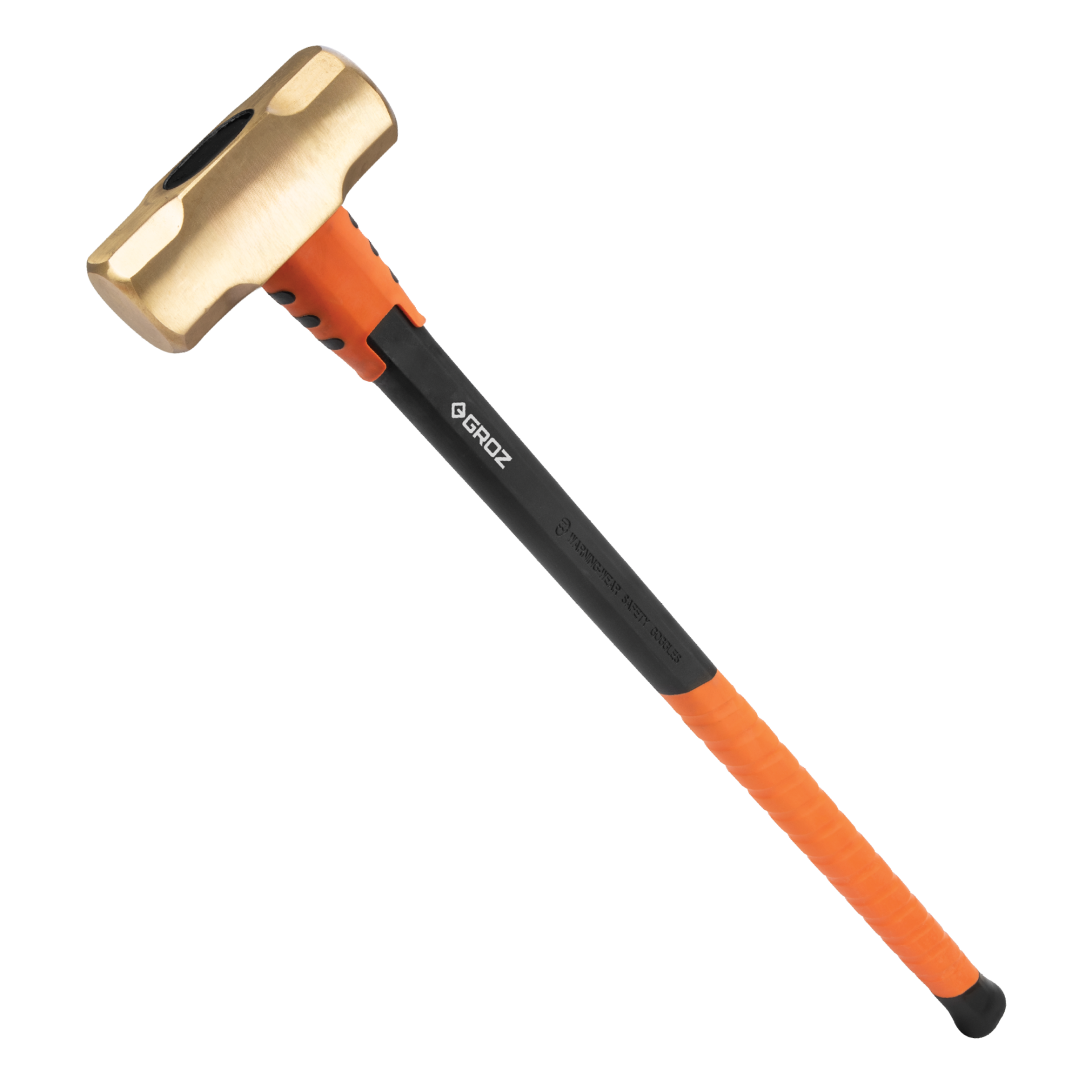 GROZ Fiber Saplı Pirinç Balyoz 3.6 kg (SHFG/8/36/BR)