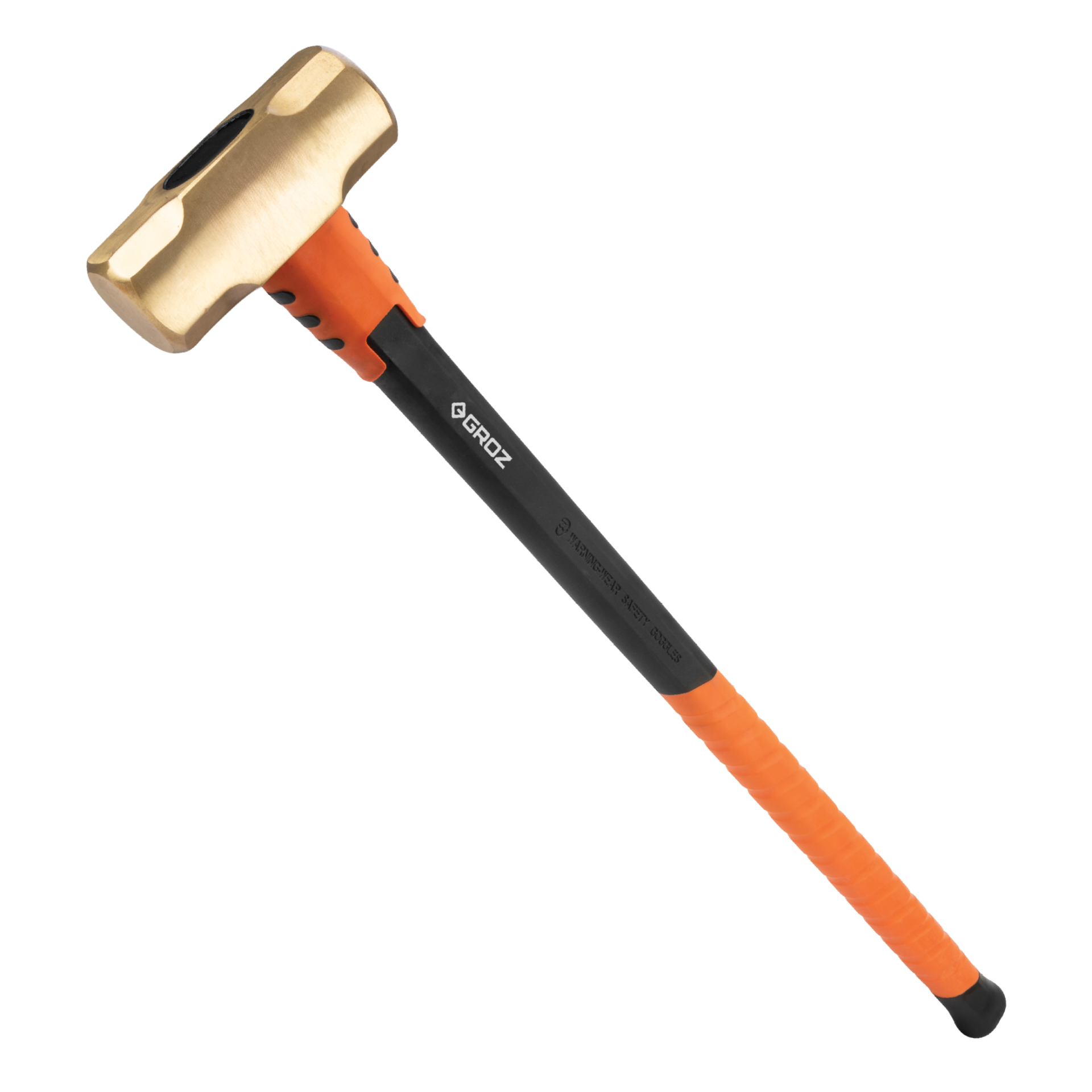 GROZ Fiber Saplı Pirinç Balyoz 2.7 kg (SHFG/6/36/BR)