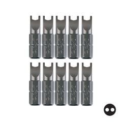 FELO Spanner U Tip Bits Uç 8x25mm - 10 Adet (02090810)
