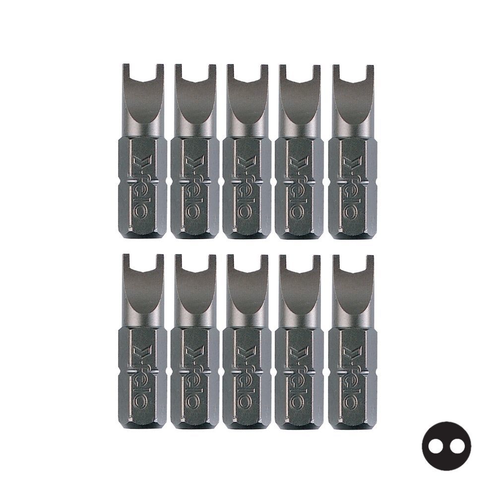 FELO Spanner U Tip Bits Uç 6x25mm - 10 Adet (02090610)