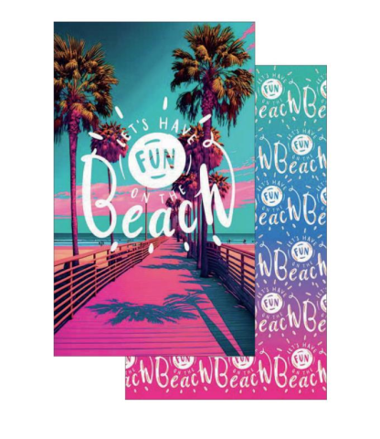 ESSENTIAL TOWEL Plaj Havlusu 90x105cm Beach Fun