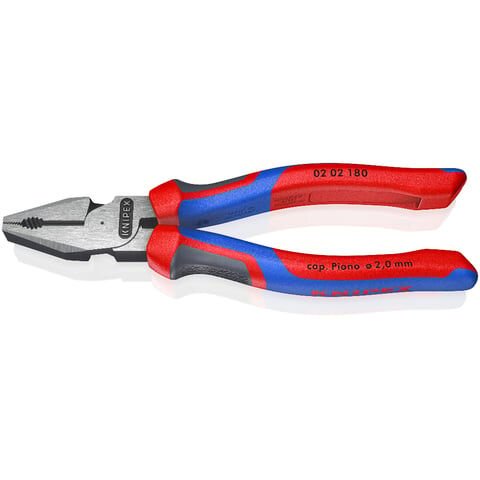 KNIPEX 02 02 180 Kombine Pense 180mm Ağır Hizmet (0202180)
