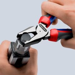 KNIPEX 02 02 180 Kombine Pense 180mm Ağır Hizmet (0202180)