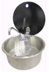 Cam Kapaklı Silindir Evye ø33cm x 13cm