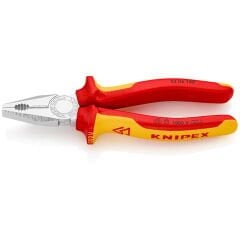 KNIPEX 03 06 180 VDE Kombine Pense 180mm 1000V İzoleli (0306180)