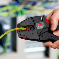 KNIPEX 12 40 200 Otomatik Kablo Sıyırma Pensesi 200mm (1240200)