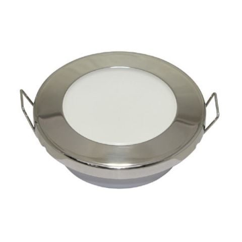 Krom Gömme Spot 12V Gün Işığı 6 Led Yaylı