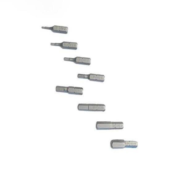 Mannesmann 20252 Altıgen Bits, 3.0 x 25 mm, 10 parça