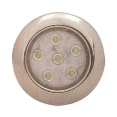 Krom Spot 6 Led 12-24V Gün Işığı