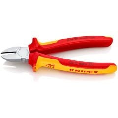 KNIPEX 70 06 180 VDE Yan Keski 180mm 1000V İzoleli (7006180)