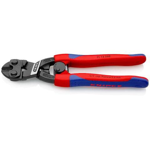 KNIPEX 71 12 200 Tel Kesme Makası 200mm Ø1.0-5.2mm (7112200)