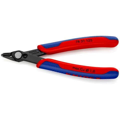 KNIPEX 78 31 125 Elektronikçi Yan Keski 125mm Electronic Super Knips (7831125)